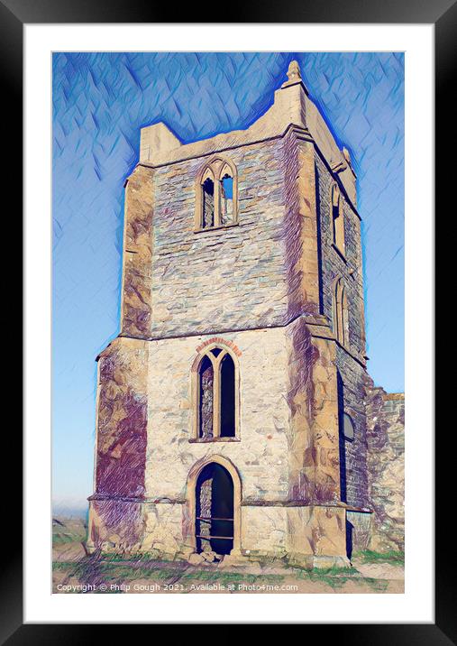 Building church Framed Mounted Print by Philip Gough