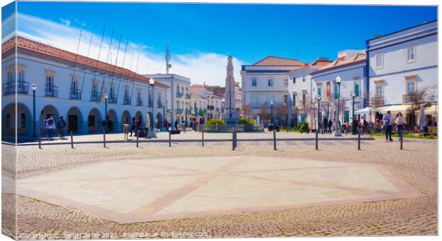 Tavira town in the Algarve, Portugal - 7 - Orton glow Edition  Canvas Print by Jordi Carrio