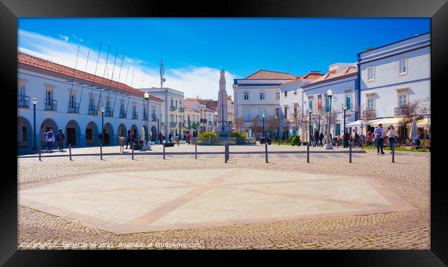 Tavira town in the Algarve, Portugal - 7 - Orton glow Edition  Framed Print by Jordi Carrio