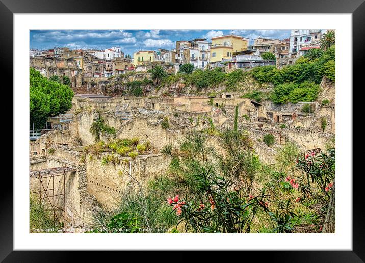 The Untold Story of the Devastating Inferno Framed Mounted Print by Roger Mechan