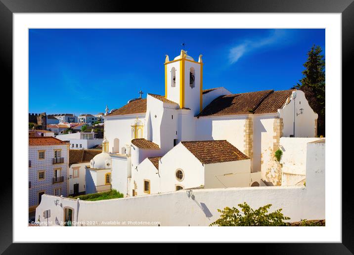 Tavira town in the Algarve, Portugal - 4 - Orton glow Edition  Framed Mounted Print by Jordi Carrio