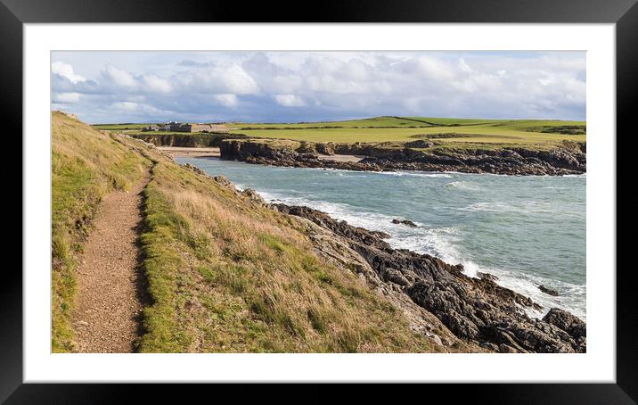 Pathway to Porth Nobla Framed Mounted Print by Jason Wells