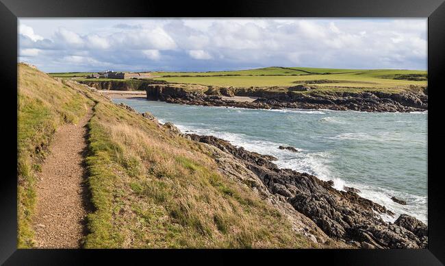 Pathway to Porth Nobla Framed Print by Jason Wells