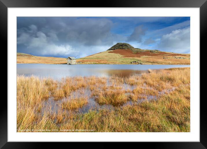 Autumn at Devoke Water Framed Mounted Print by Andrew Ray