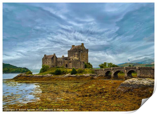 Eilean Donan Castle Print by Lrd Robert Barnes