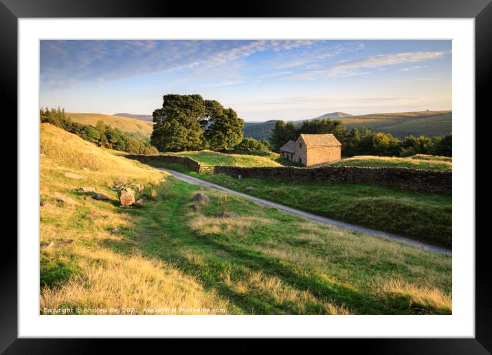 Bellhagg Barn  Framed Mounted Print by Andrew Ray