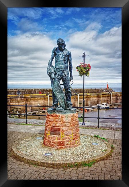 The Ancient Mariner at Watchet Framed Print by Darren Galpin