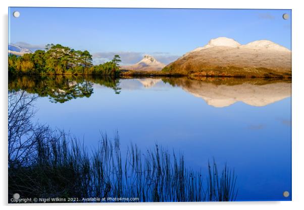 Stac Pollaidh Acrylic by Nigel Wilkins