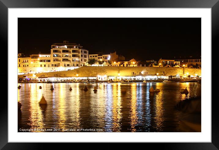 Cala Fonts, Menorca Framed Mounted Print by Gypsyofthesky Photography