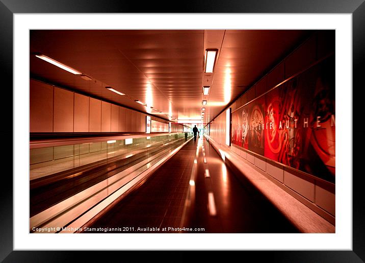 Airport Framed Mounted Print by Michalis S