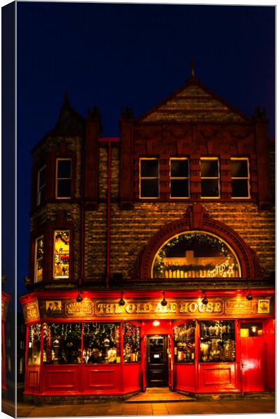 The Old Ale House, Truro, Cornwall Canvas Print by Maggie McCall