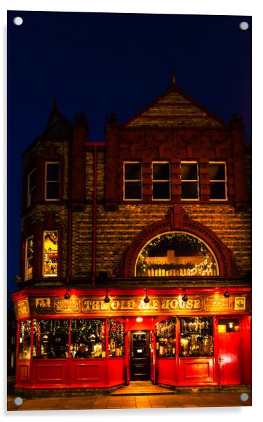 The Old Ale House, Truro, Cornwall Acrylic by Maggie McCall