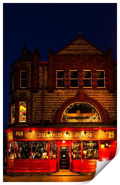 The Old Ale House, Truro, Cornwall Print by Maggie McCall