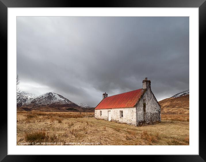Athnamulloch Bothy Framed Mounted Print by Iain MacDiarmid