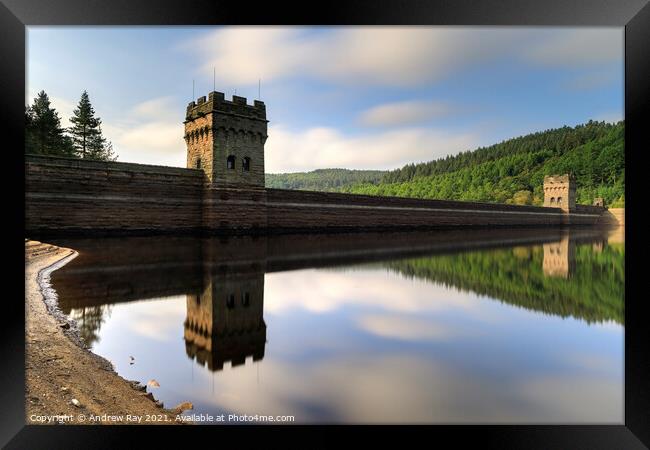 Howden Reservoir Framed Print by Andrew Ray