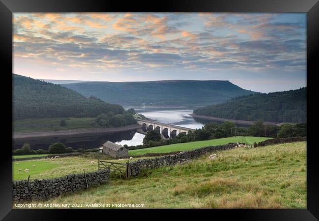 Ladybower Framed Print by Andrew Ray