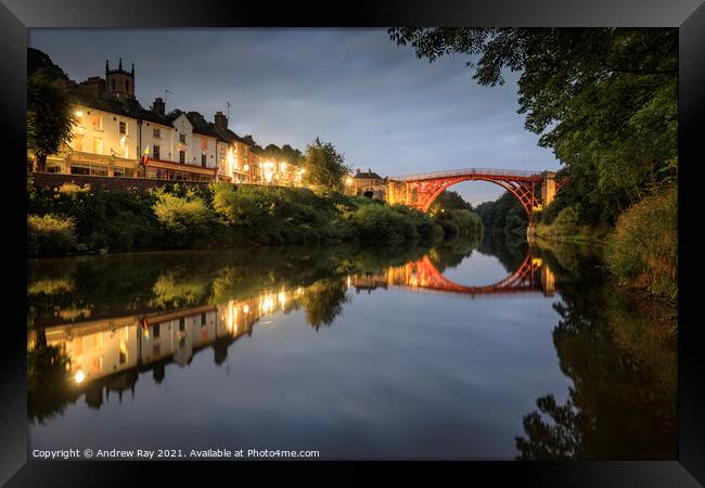 Ironbridge reflections Framed Print by Andrew Ray
