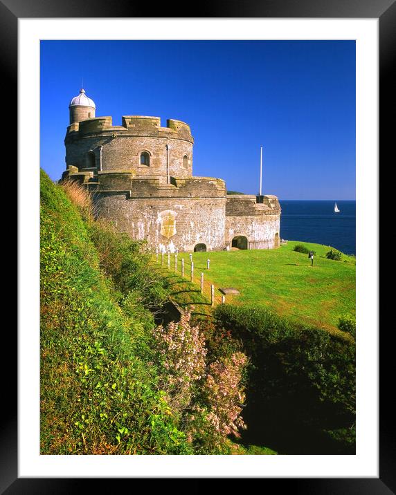 St Mawes Castle Framed Mounted Print by Darren Galpin