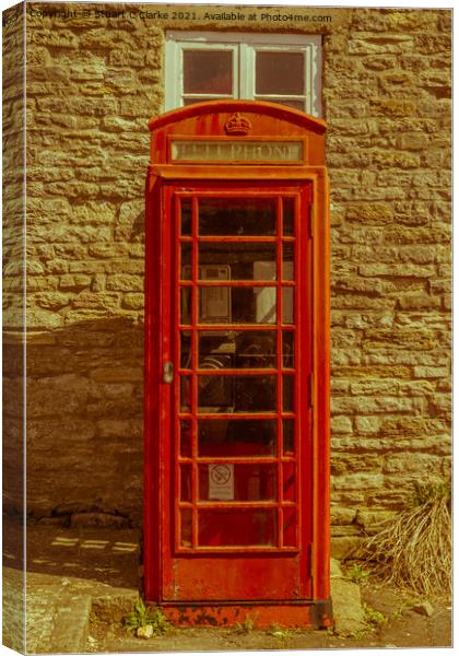 Telephone box Canvas Print by Stuart C Clarke