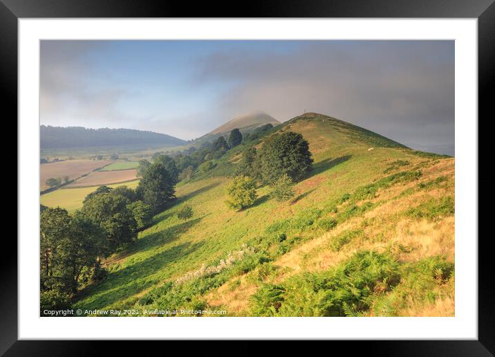 Morning light on The Lawley Framed Mounted Print by Andrew Ray