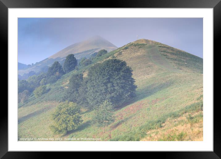 Misty Morning (The Lawley) Framed Mounted Print by Andrew Ray