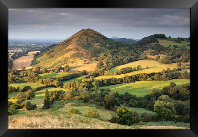 Evening light on The Lawley Framed Print by Andrew Ray