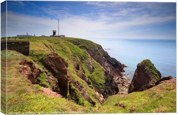 St Ann's Head (Pembrokeshire)  Canvas Print by Andrew Ray