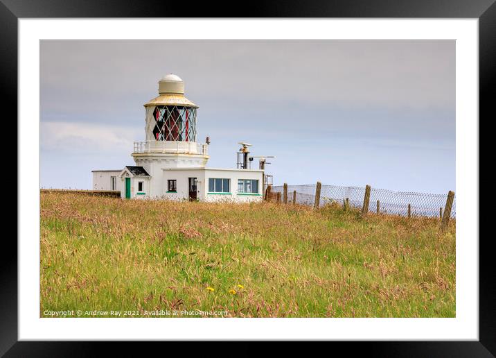 St Ann's Head Lighthouse  Framed Mounted Print by Andrew Ray