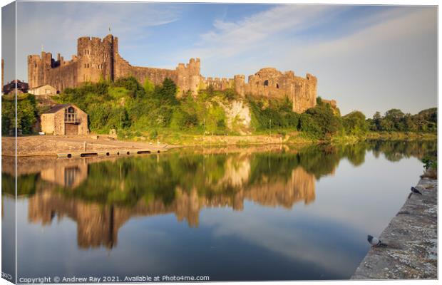 Pembroke Reflections Canvas Print by Andrew Ray