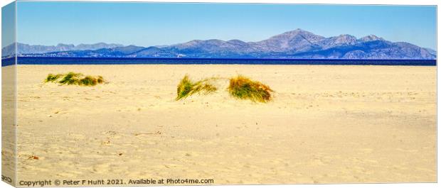 Peace And Tranquillity Mallorca Canvas Print by Peter F Hunt