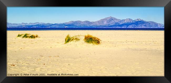 Peace And Tranquillity Mallorca Framed Print by Peter F Hunt