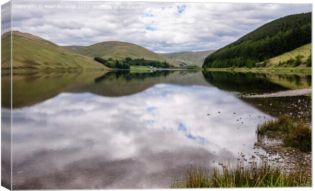 Loch of the Lowes St Mary's Loch Scotland Canvas Print by Pearl Bucknall