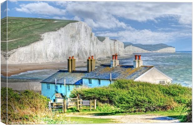 Seven Sisters painterly style  Canvas Print by Diana Mower