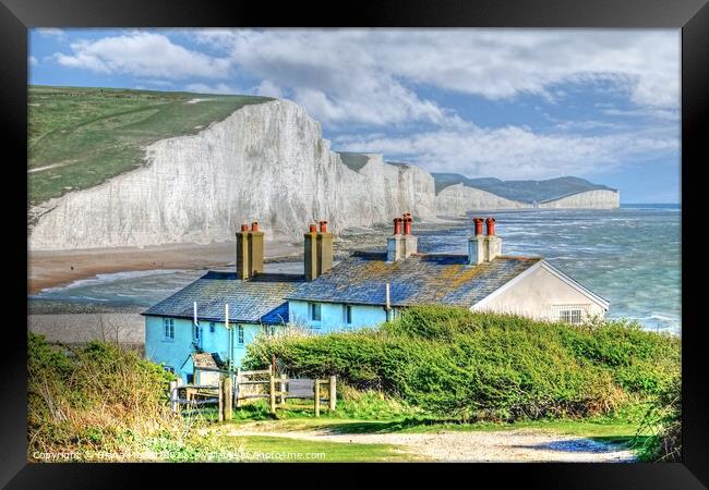 Seven Sisters painterly style  Framed Print by Diana Mower