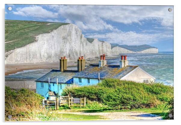 Seven Sisters painterly style  Acrylic by Diana Mower