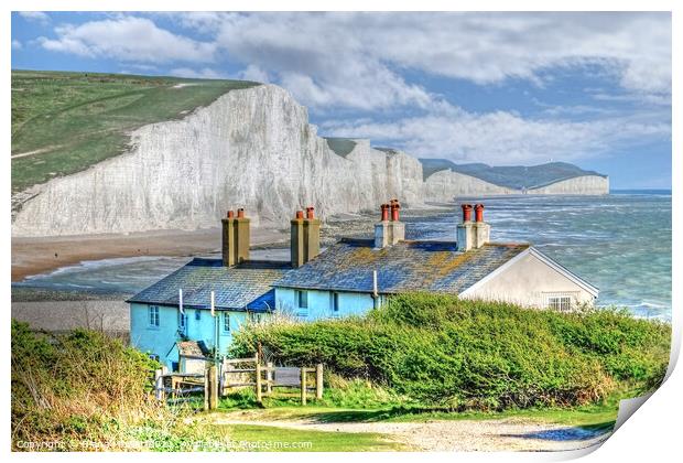 Seven Sisters painterly style  Print by Diana Mower