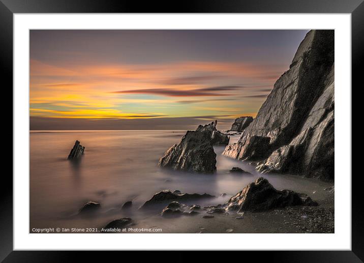Golden Hour Bliss Framed Mounted Print by Ian Stone