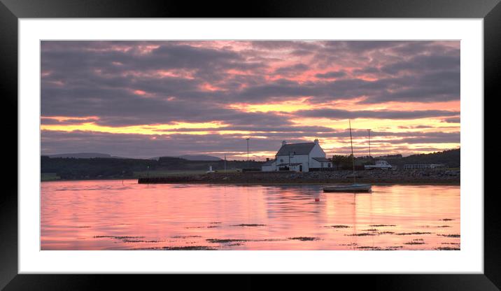Sunset at Clachnaharry  Framed Mounted Print by Macrae Images