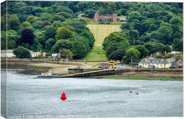 Serenity at Mount Edgcumbe Canvas Print by Roger Mechan