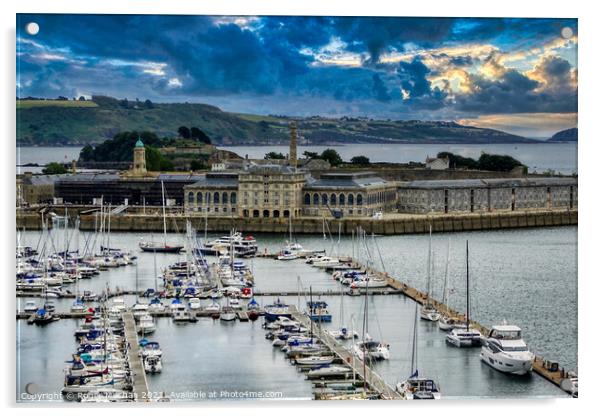 Luxury Living at Royal William Yard Acrylic by Roger Mechan