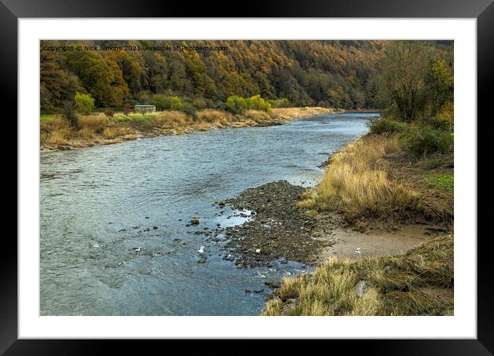 The River Wye at Tintern  Framed Mounted Print by Nick Jenkins