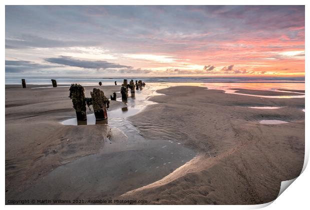Sandsend - A new day Print by Martin Williams