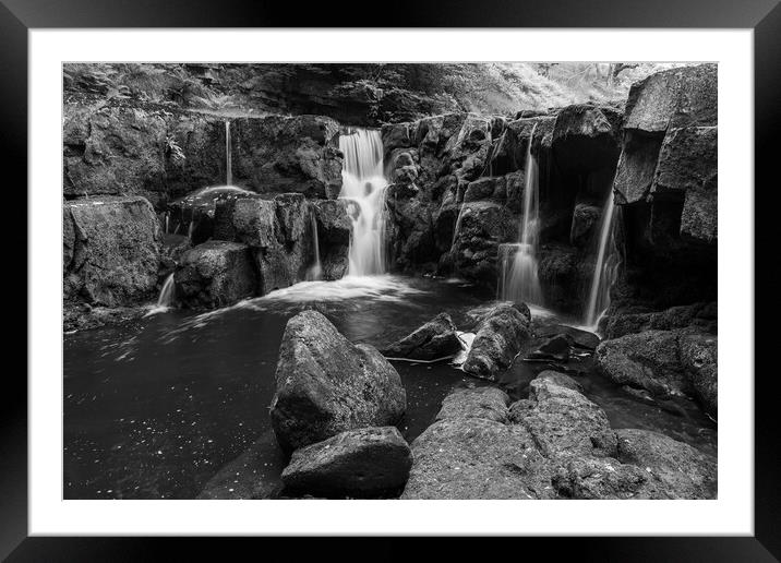 nelly Ayre Foss in black and white Framed Mounted Print by Kevin Winter