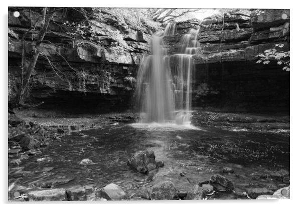 Summerhill force in Black and White Acrylic by Kevin Winter