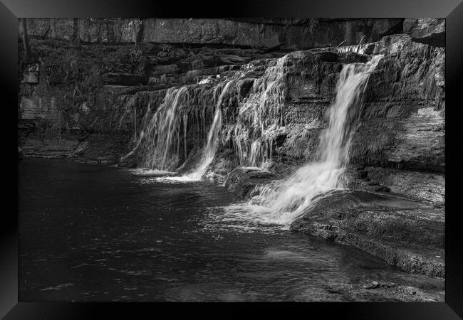 Cotter force in Black and White Framed Print by Kevin Winter