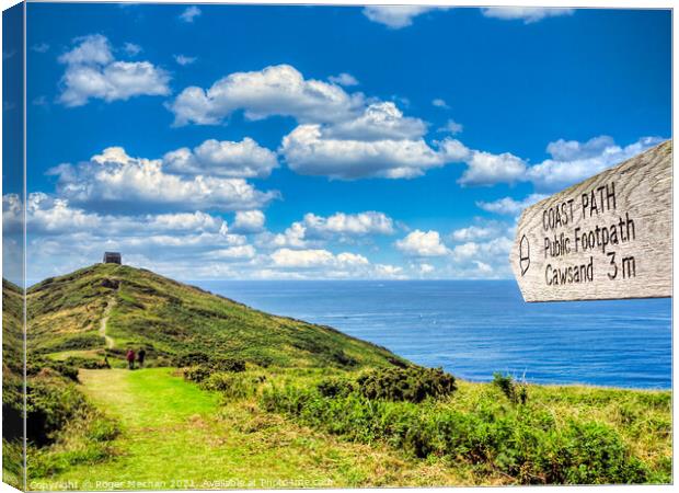 Discover the Hidden Gem of Rame Head Canvas Print by Roger Mechan