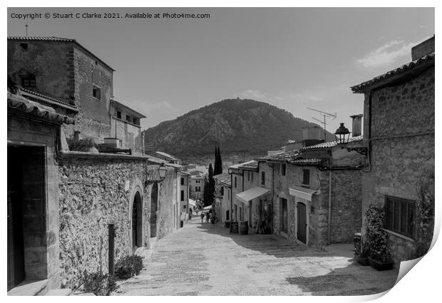 Calvari Steps Print by Stuart C Clarke