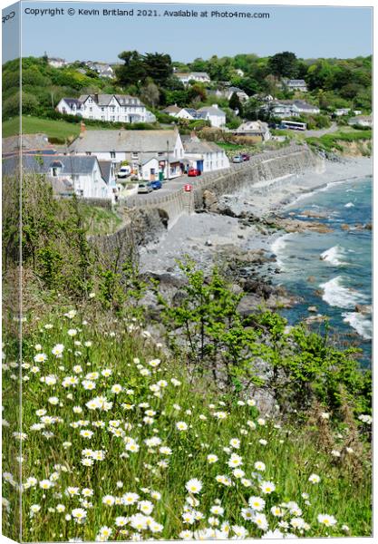 Coverack Cornwall Canvas Print by Kevin Britland