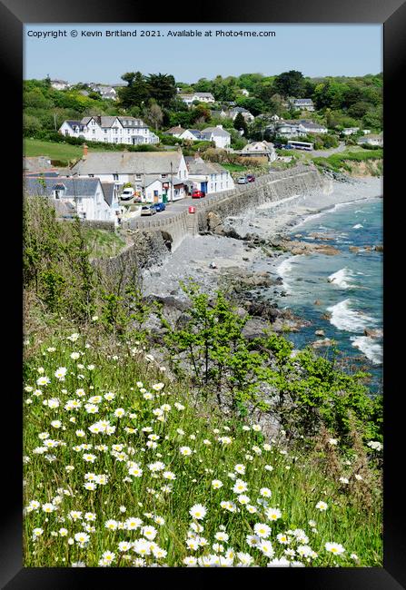 Coverack Cornwall Framed Print by Kevin Britland