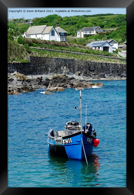 Coverack Cornwall Framed Print by Kevin Britland